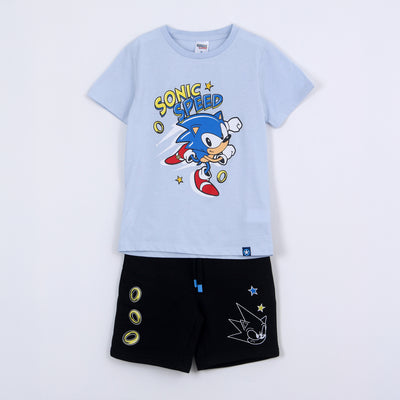 Conjunto Niño Sonic Celeste