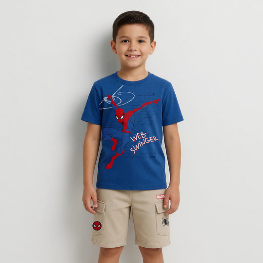 Conjunto Niño Spiderman Marvel Azul - Conjuntos Chile | The Brands Club cl