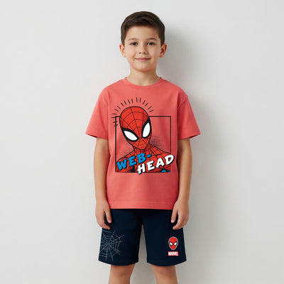 Conjunto Niño Spiderman Marvel Rojo