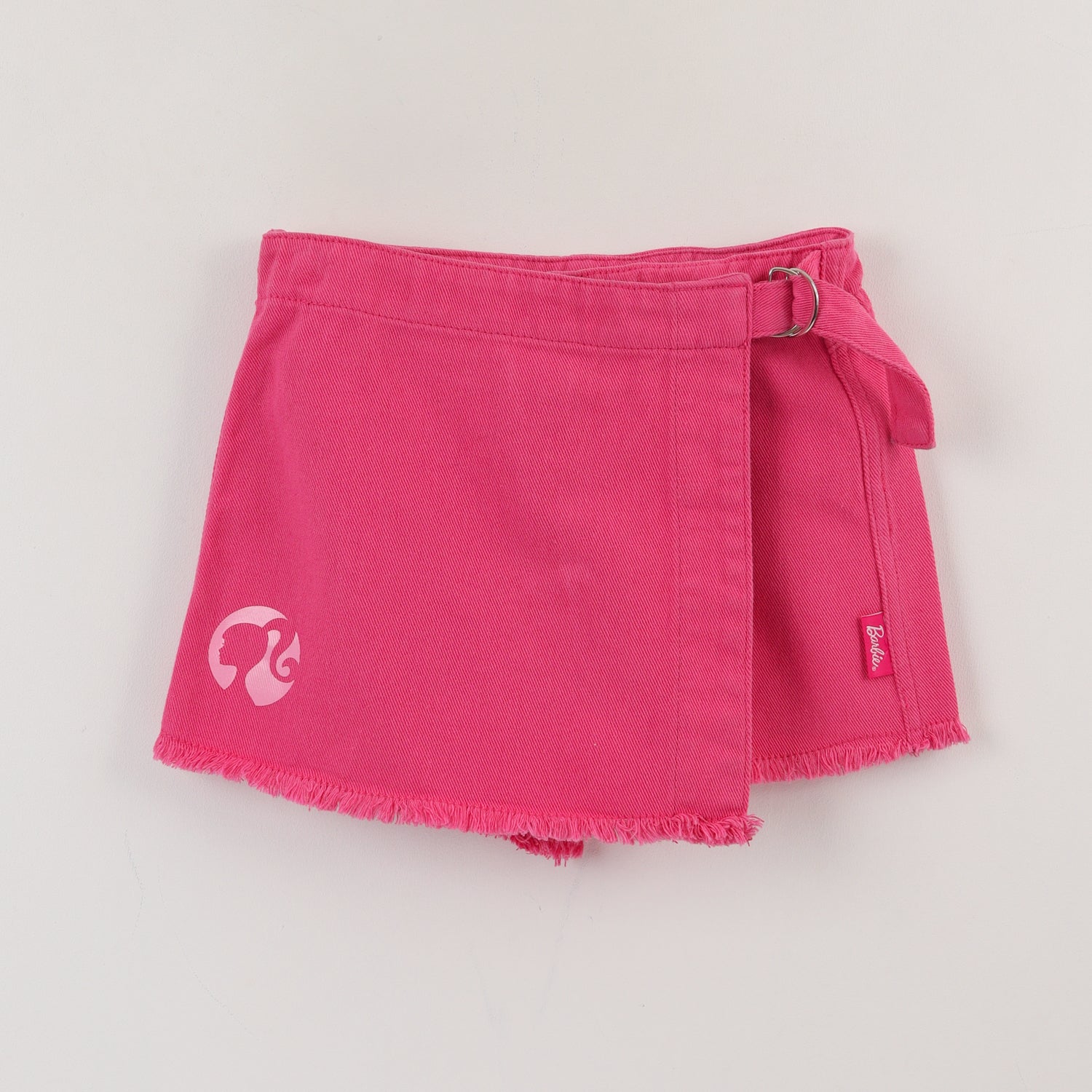 Falda Niña Rosado Mezclilla Barbie