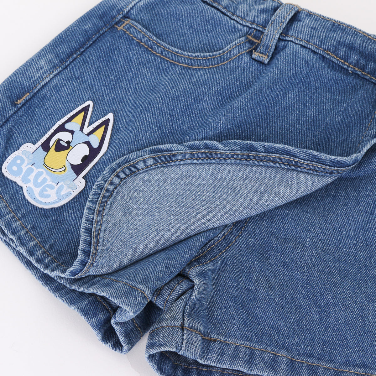 Falda Short Niña Bluey Denim - Faldas Chile | The Brands Club cl