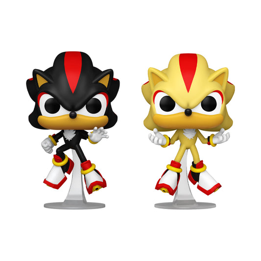 Funko Pop Sonic: Shadow $ Súper Shadow With Glow 2 Pack - Funkos Pop Chile | The Brands Club cl