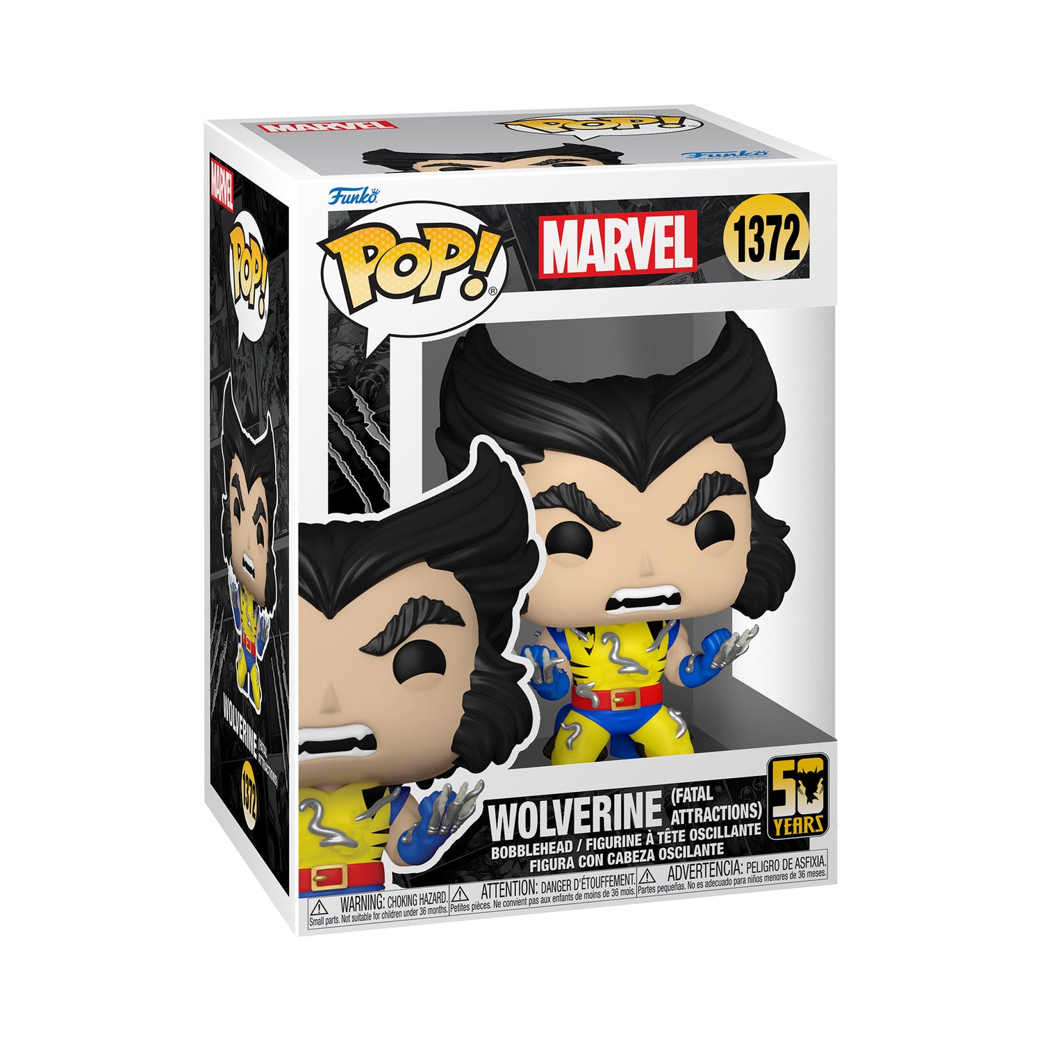 Funko Pop Wolverine 50 años Marvel - 1372 - Funkos Pop Chile | The Brands Club cl