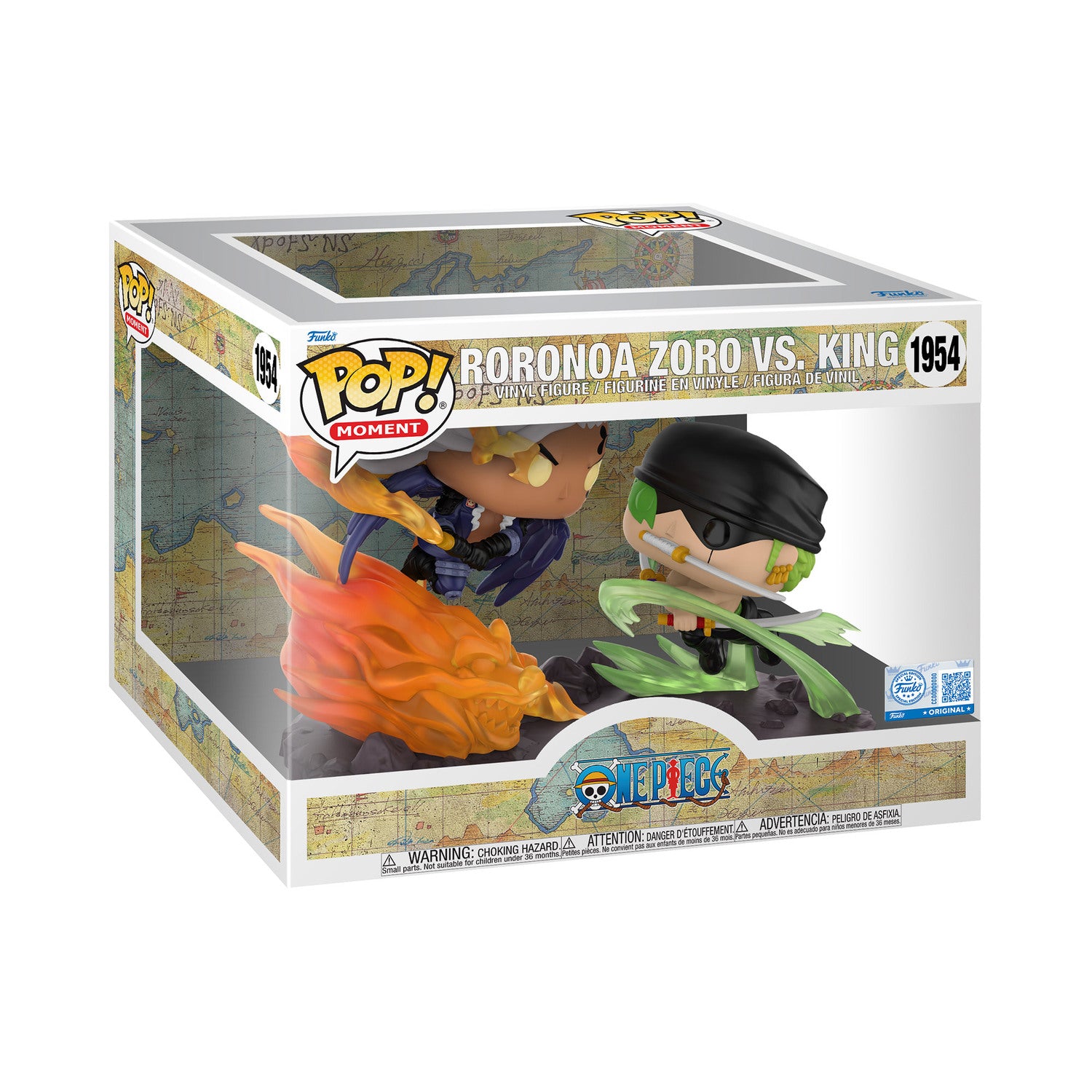 Funko Pop Moment Roronoa Zoro V/S King One Piece - 1954 - Funkos Pop Chile | The Brands Club cl