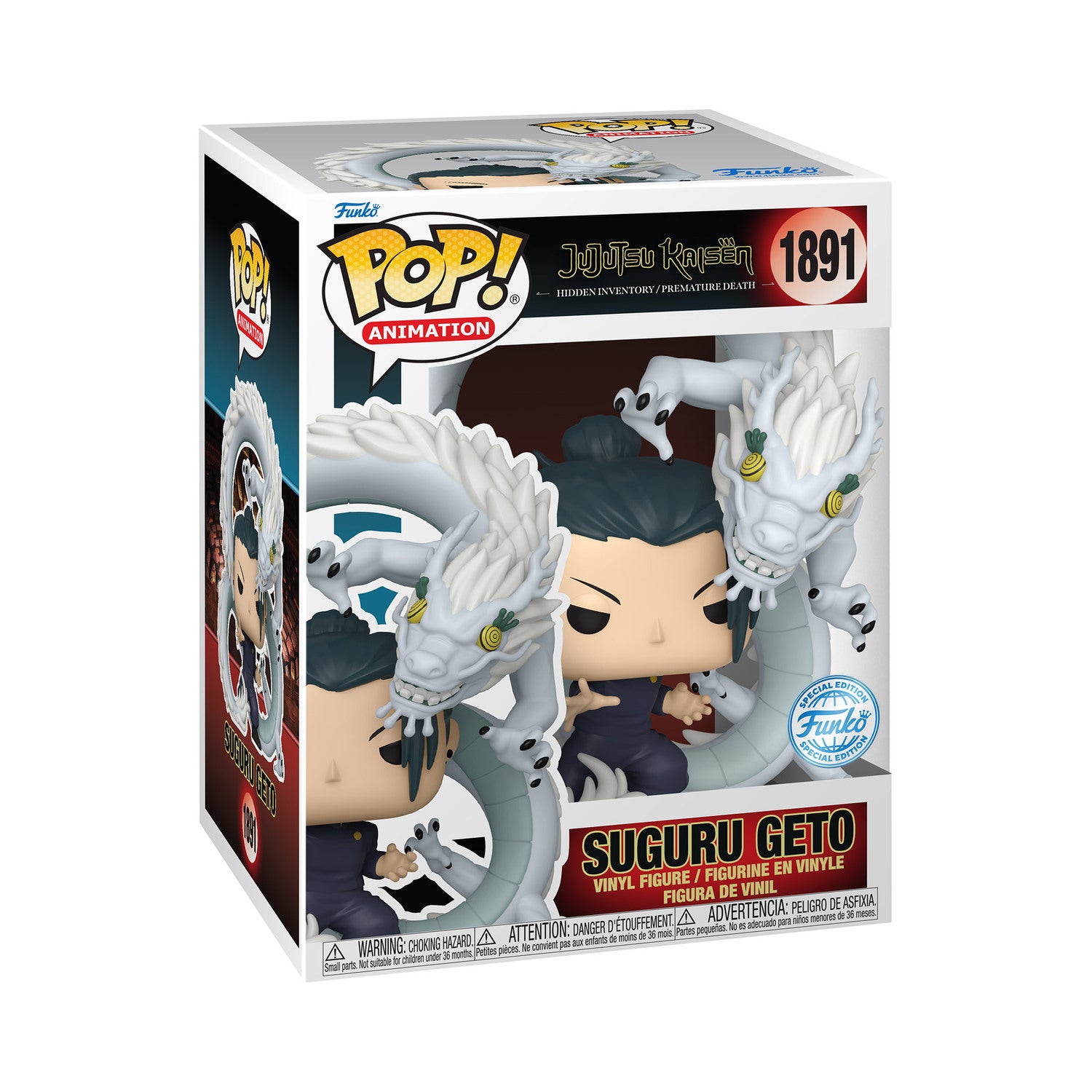 Funko Pop Premium Suguru Geto & Dragon Jujutsu Kaisen - 1891 - Funkos Pop Chile | The Brands Club cl