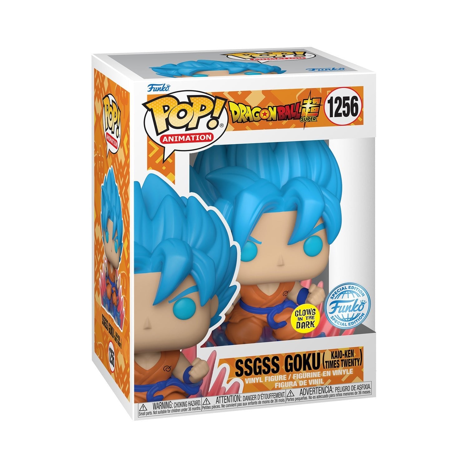 Funko Pop Dragon Ball SSGSS Goku With Glow - 1256 - Funkos Pop Chile | The Brands Club cl