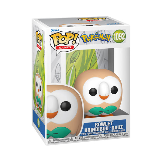 Funko Pop! Pokémon: Rowlet 1092 - Funkos Pop Chile | The Brands Club cl