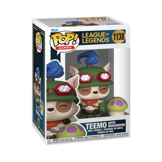 Funko Pop League Of Legends: Teemo With Shroom - 1138 - Funkos Pop Chile | The Brands Club cl