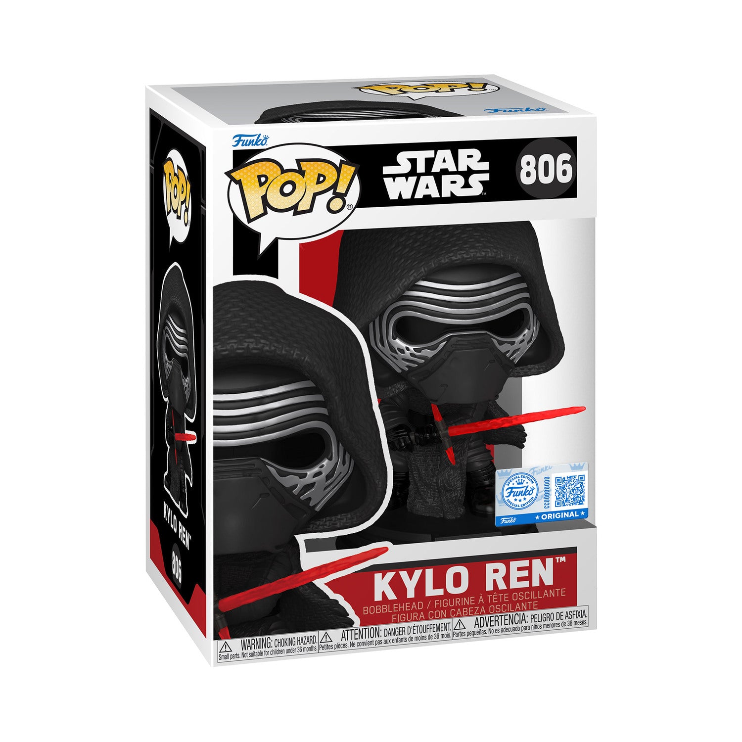 Funko Pop Kylo Ren Star Wars - 806 - Funkos Pop Chile | The Brands Club cl