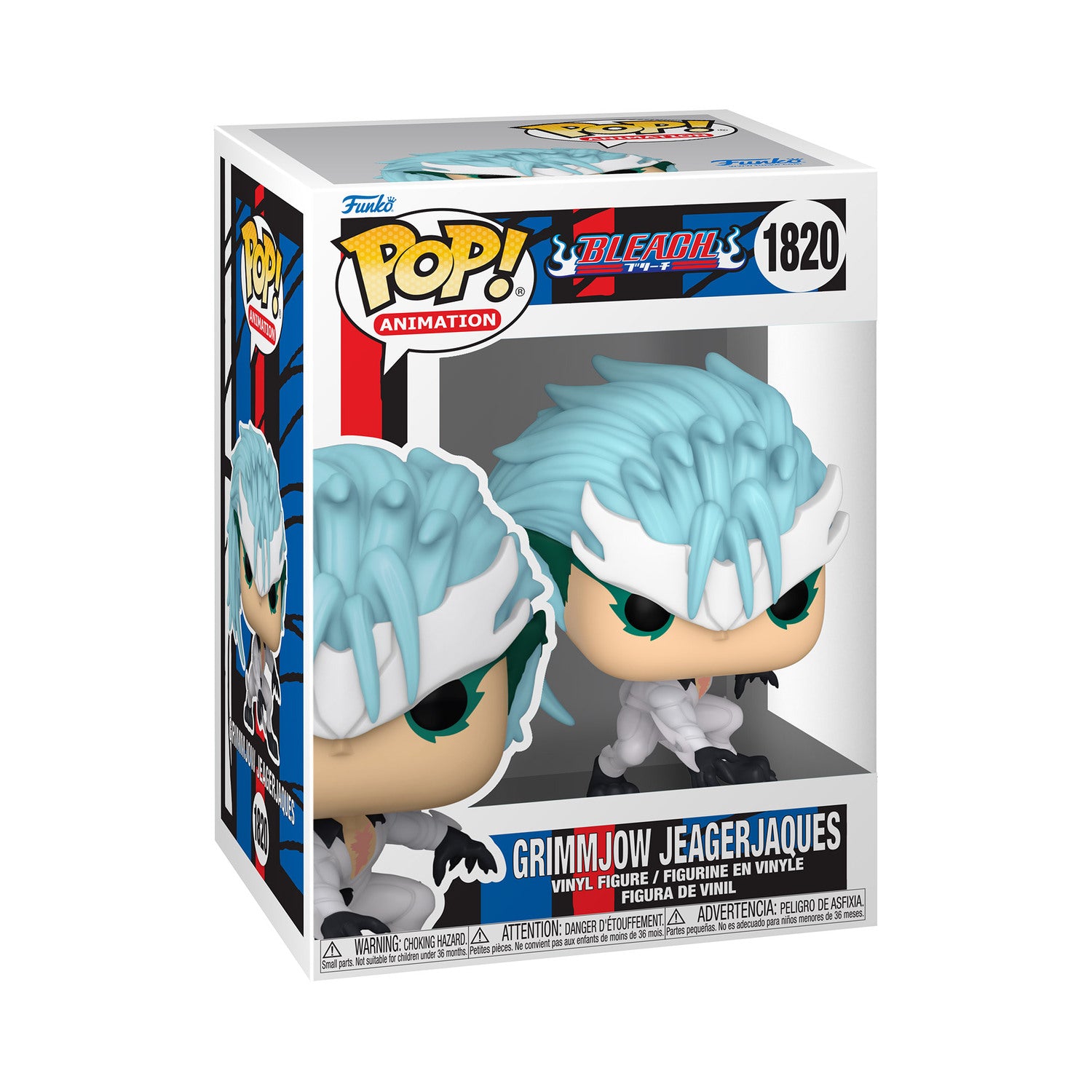 Funko Pop Bleach: Grimmjow Jeagerjaques With Glow - 1820 - Funkos Pop Chile | The Brands Club cl