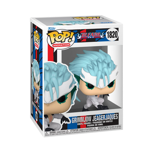 Funko Pop Bleach: Grimmjow Jeagerjaques With Glow - 1820 - Funkos Pop Chile | The Brands Club cl