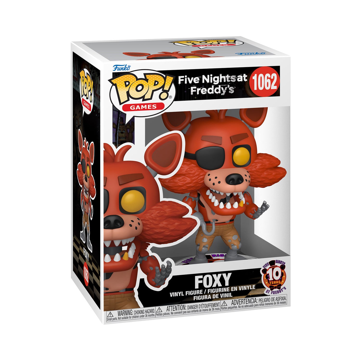 Funko Pop Five Nights At Freddys 10th Foxy - 1062 - Funkos Pop Chile | The Brands Club cl