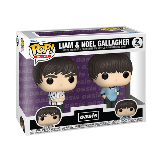 Funko Pop Oasis: Liam & Noel Gallagher 2 Pack - Funkos Pop Chile | The Brands Club cl