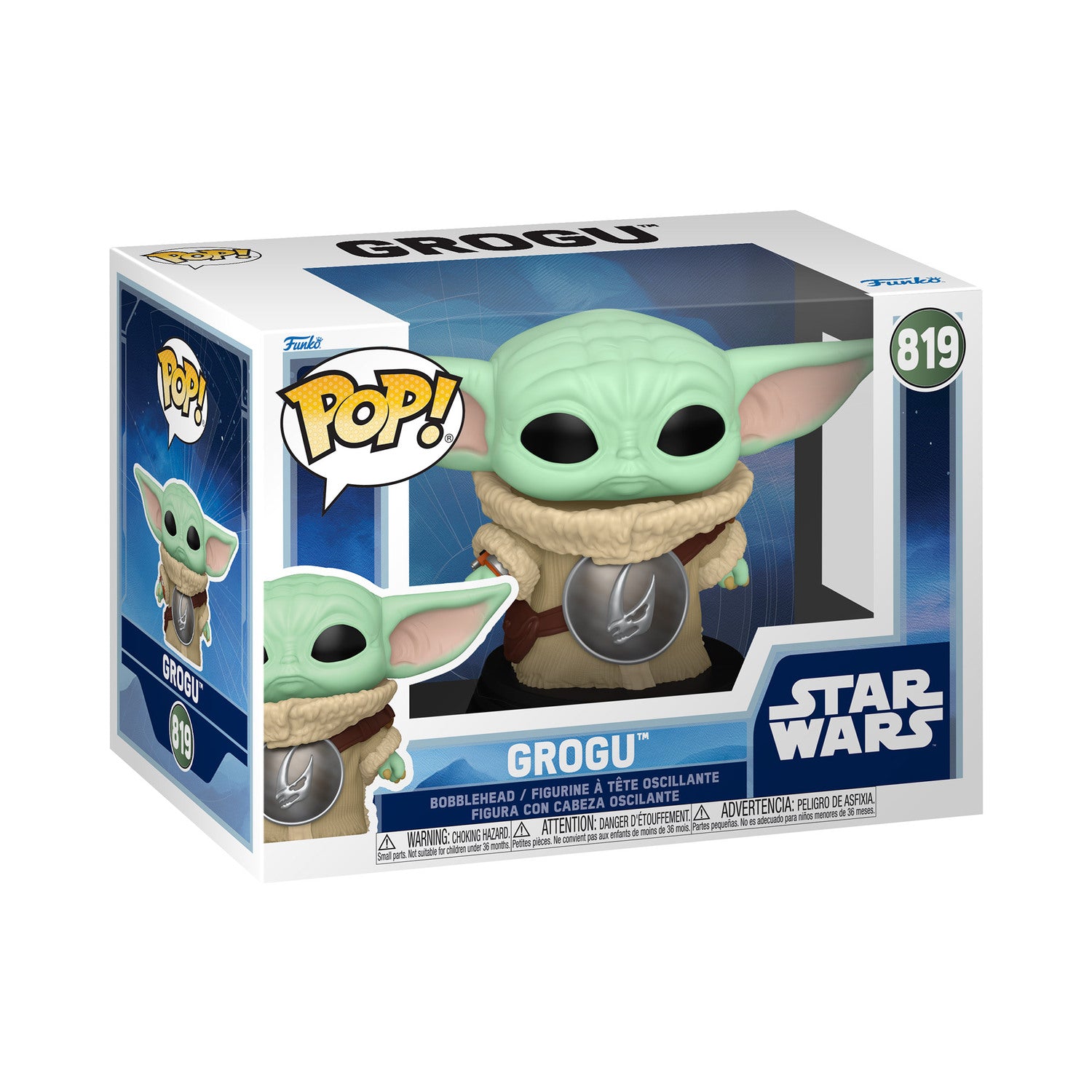 Funko Pop! Grogu with Mudhorn Chest Armor Star Wars #819