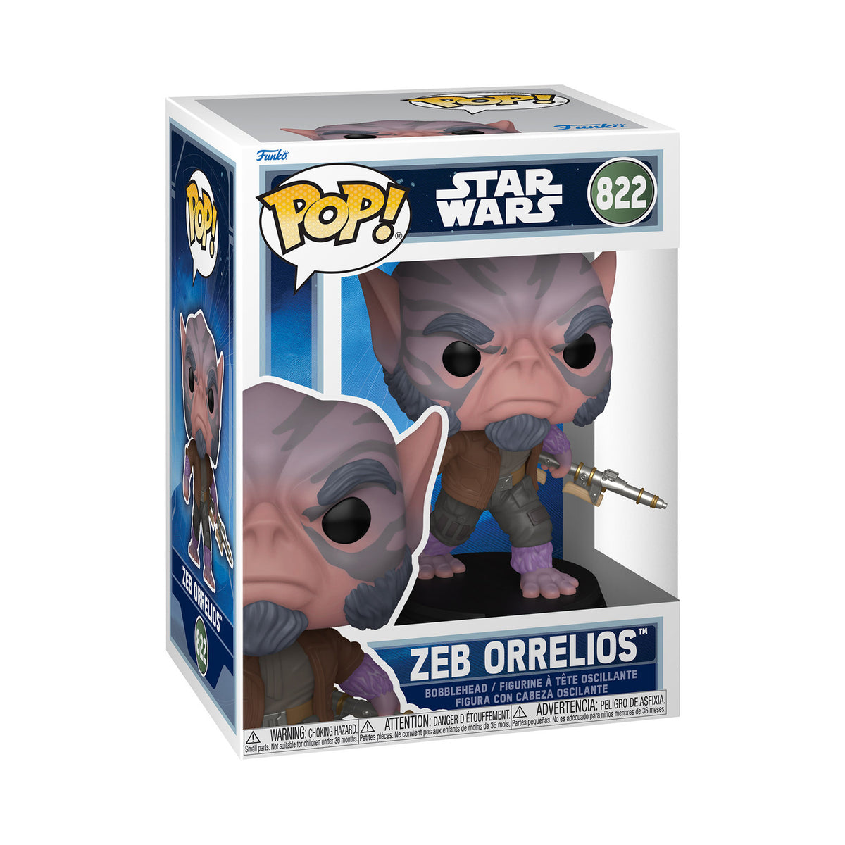 Funko Pop! Star Wars: Zeb #822 - Funkos Pop Chile | The Brands Club cl