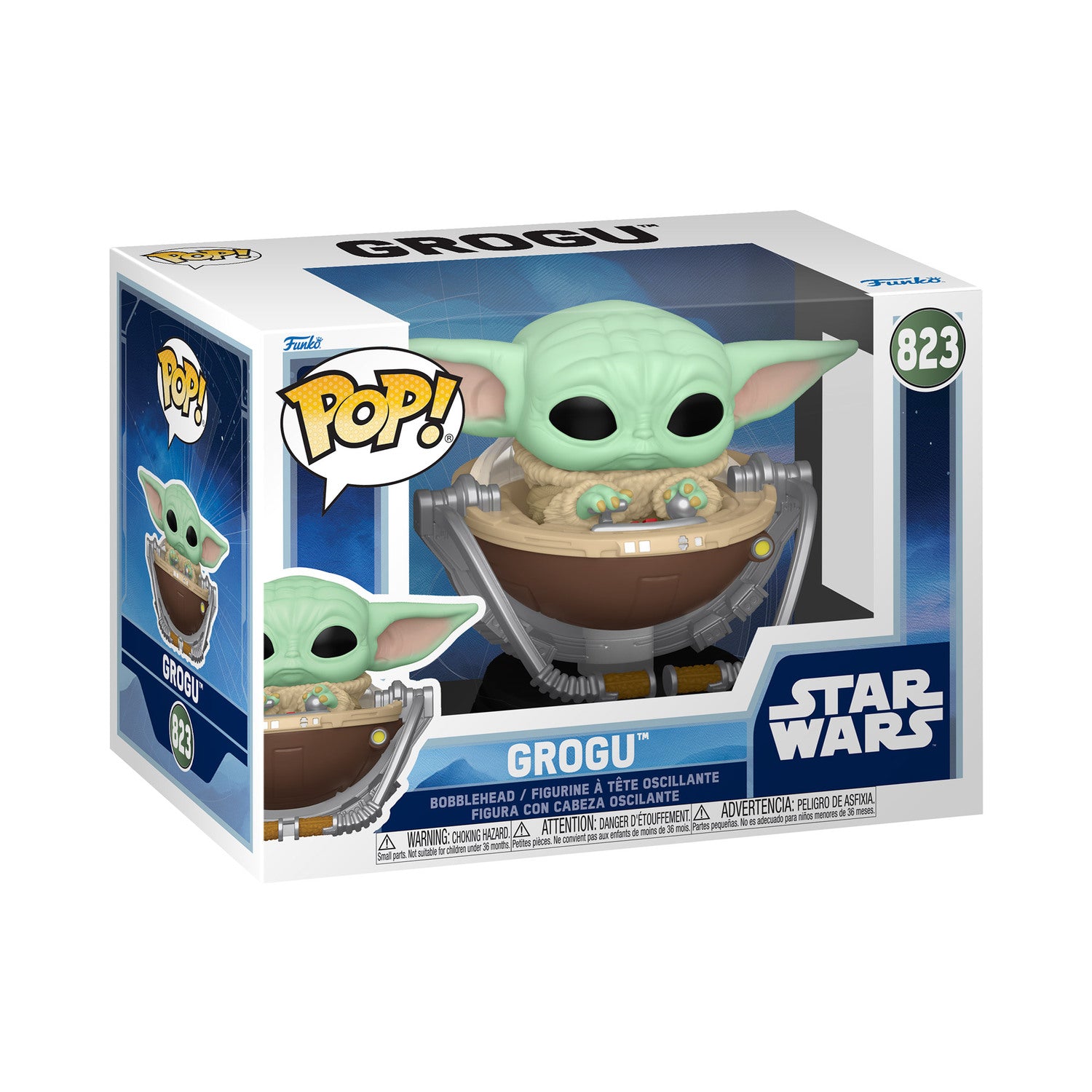 Funko Pop Star Wars: Grogu In New Prama - 823 - Funkos Pop Chile | The Brands Club cl