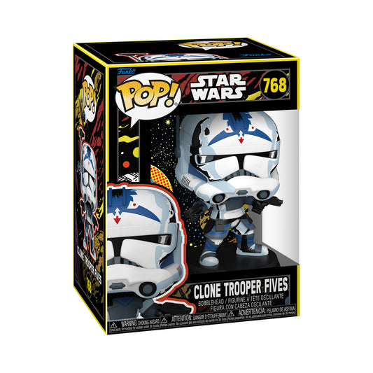 Funko Pop! Star Wars: Clone Trooper Fives 768 - Funkos Pop Chile | The Brands Club cl