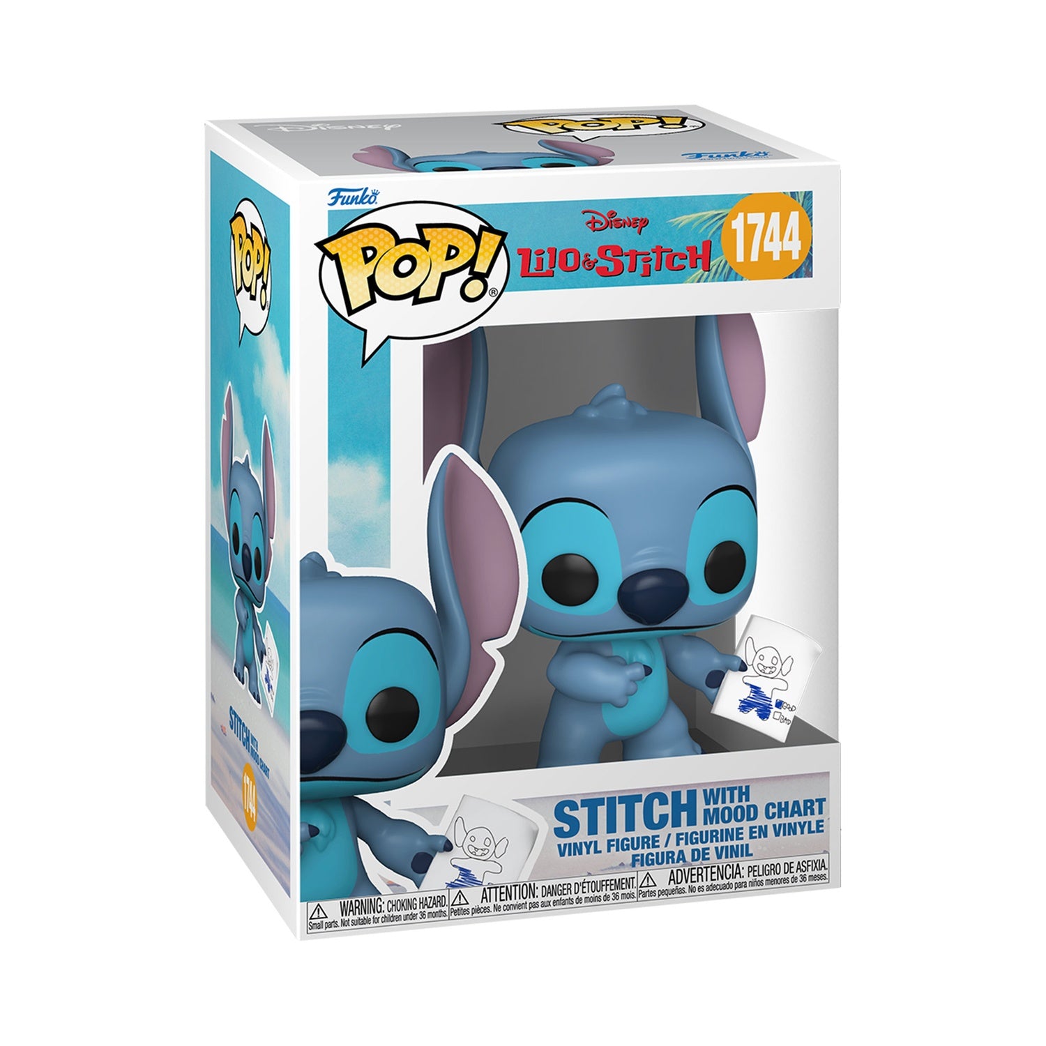 Funko Pop! Stitch con Tabla de Ánimo Disney #1744