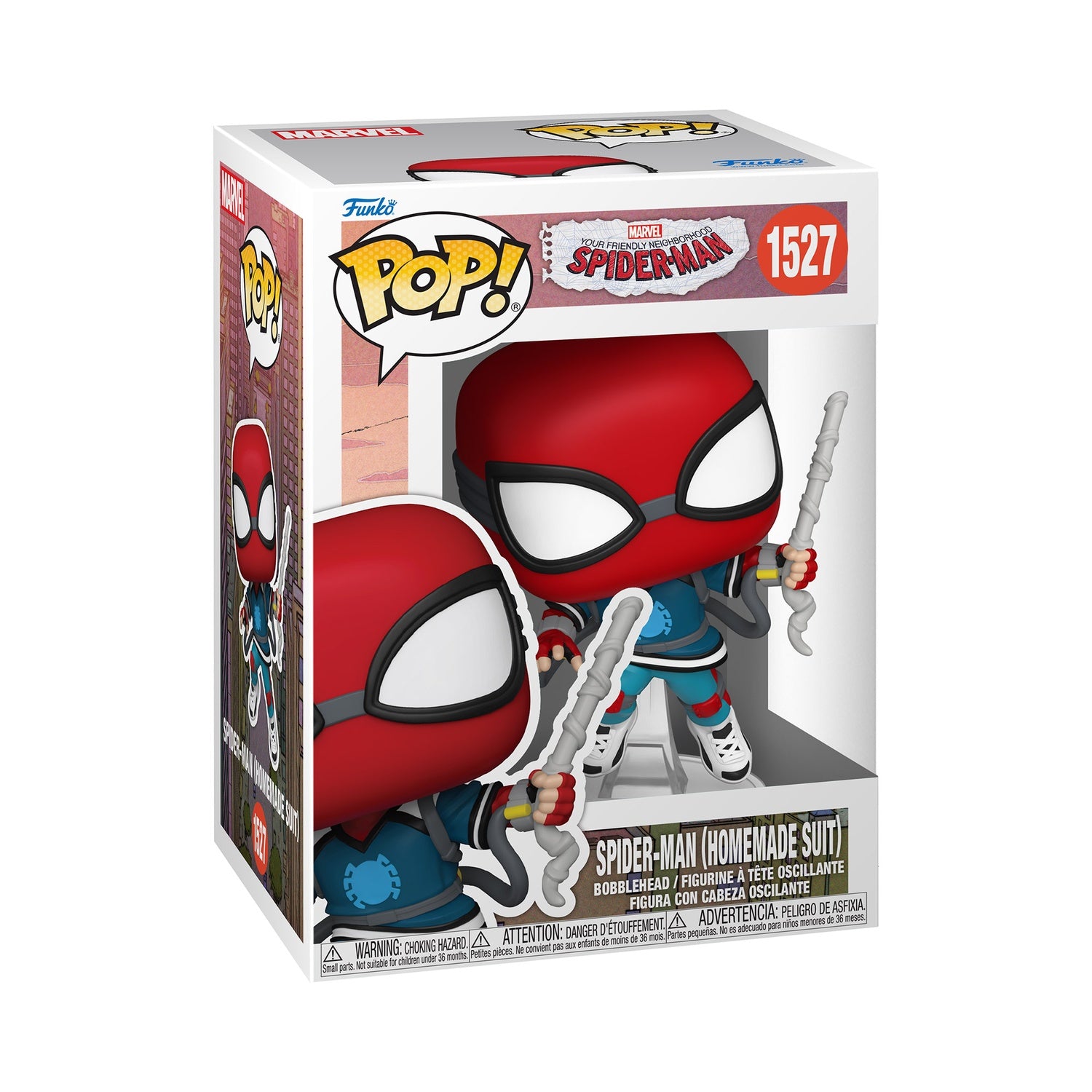 Funko Pop! Spider-Man Traje Casero Marvel #1527