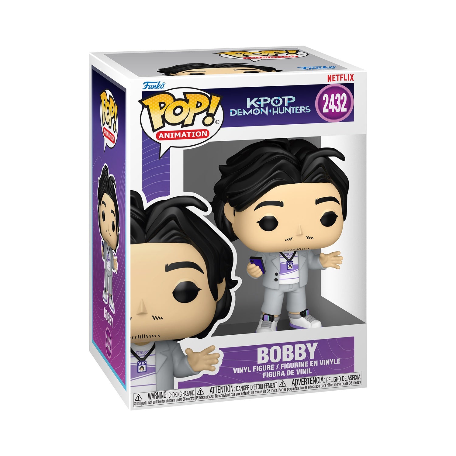 Funko Pop! Bobby KPop Demon Hunters #2432