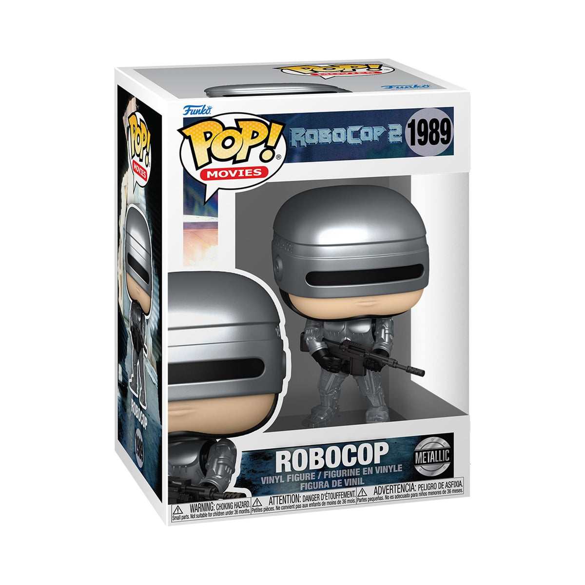 Funko Pop! RoboCop (Metallic) RoboCop 2 #1989 - Funkos Pop Chile | The Brands Club cl