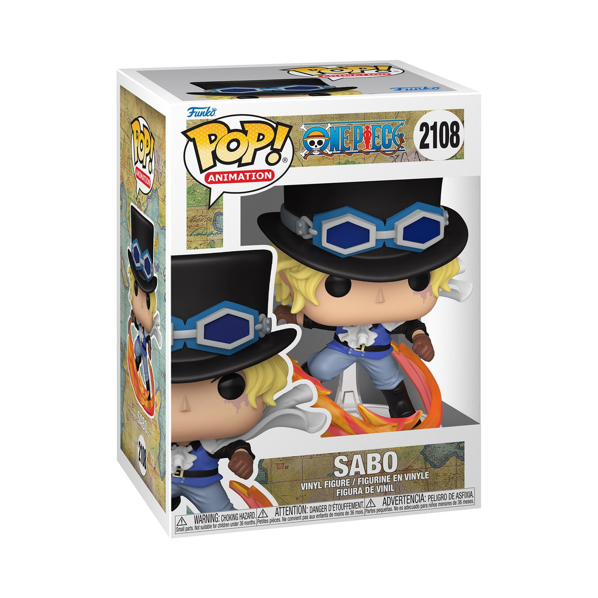 Funko Pop! Sabo Attacking One Piece #2108 - Funkos Pop Chile | The Brands Club cl