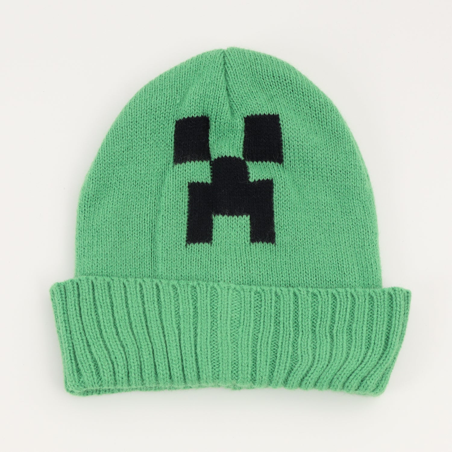 Gorro Niño Creeper Verde Minecraft