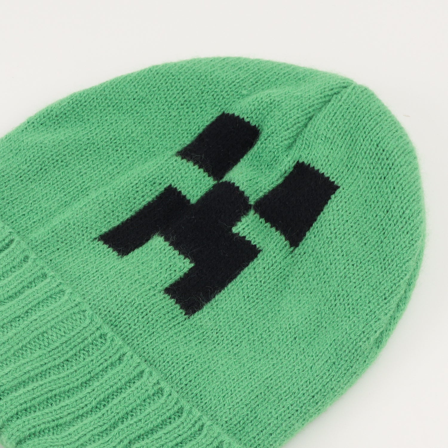 Gorro Niño Creeper Verde Minecraft