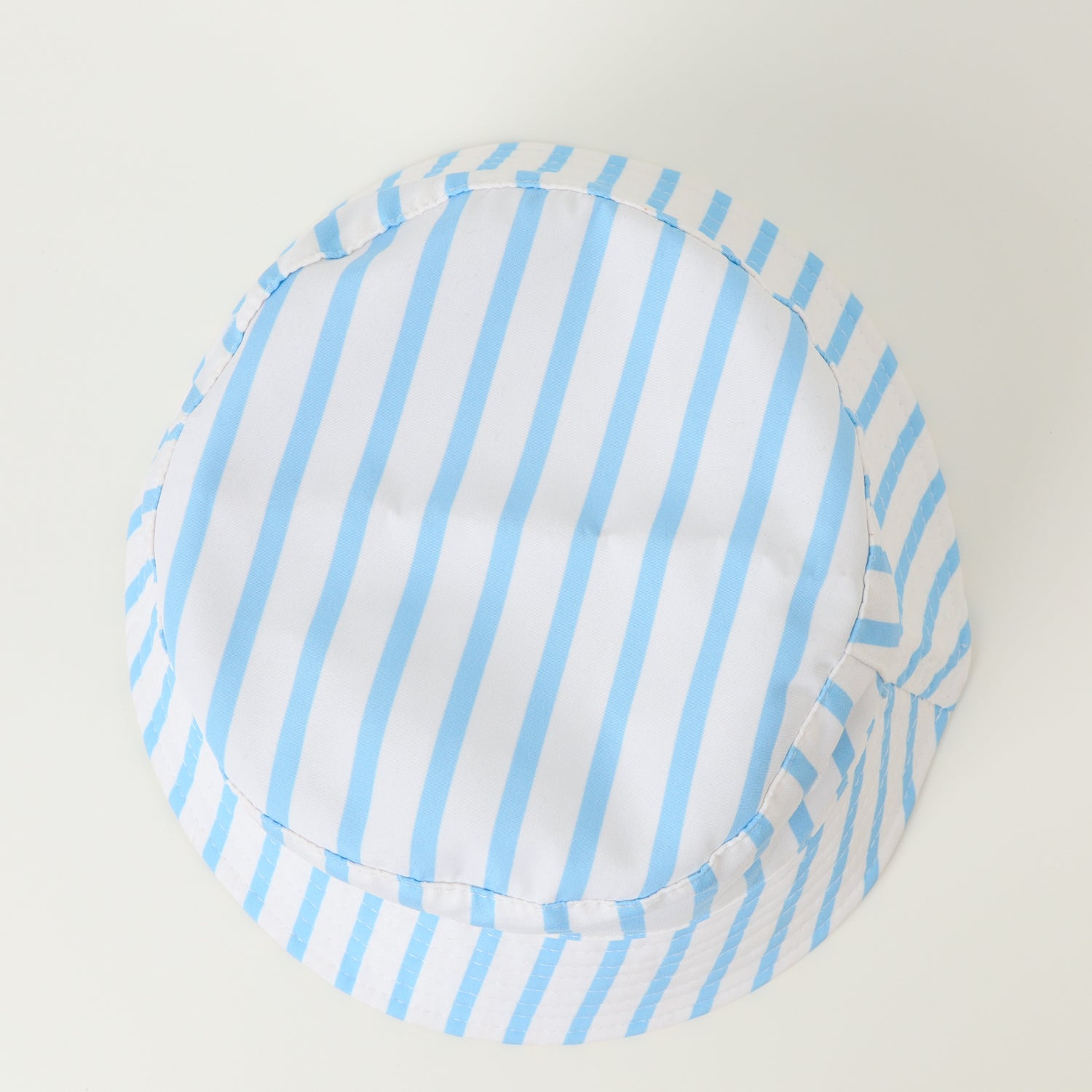 Gorro Bucket Niña Rayas Celeste Bluey