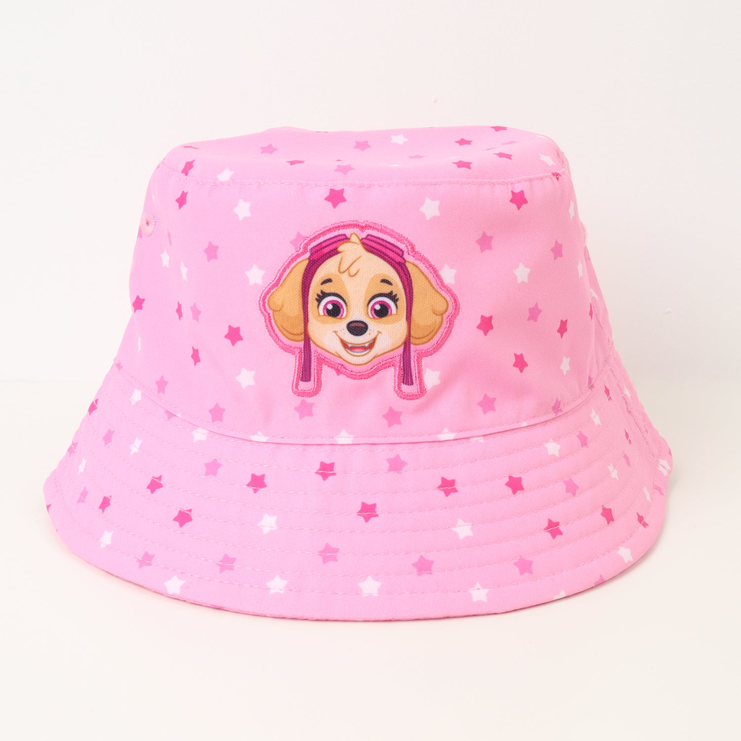 Gorro Bucket Niña Skye Estrellas Rosado Paw Patrol