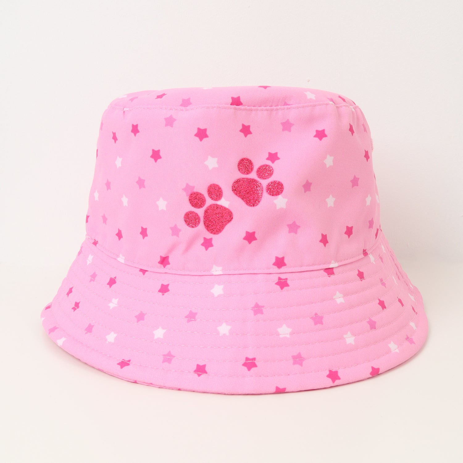 Gorro Bucket Niña Skye Estrellas Rosado Paw Patrol