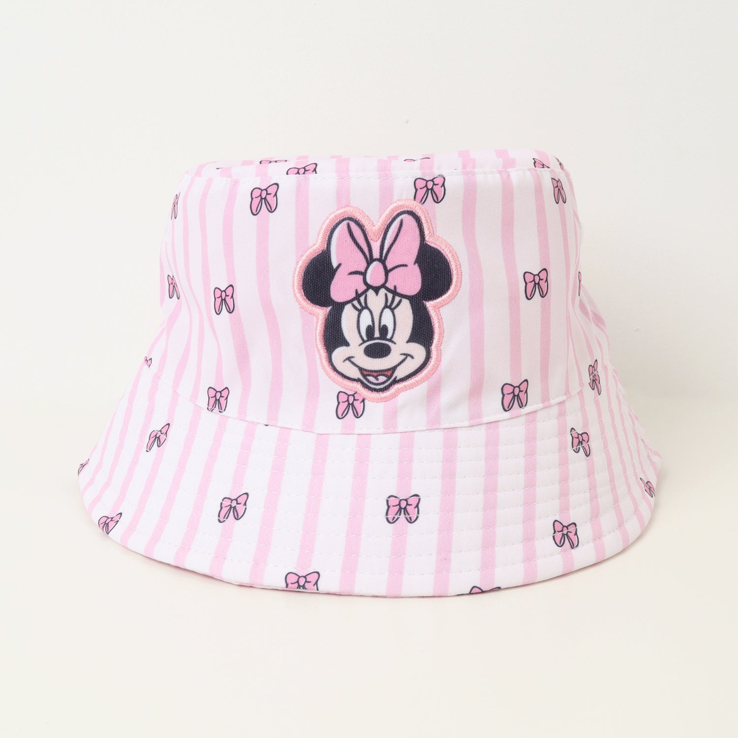 Gorro Bucket Niña Minnie Cintas Rosado Disney
