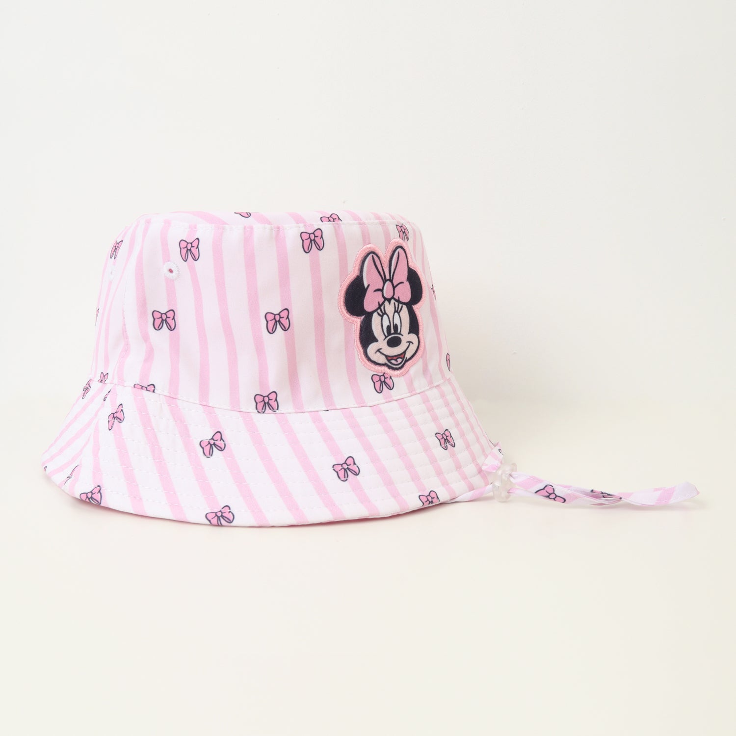 Gorro Bucket Niña Minnie Cintas Rosado Disney