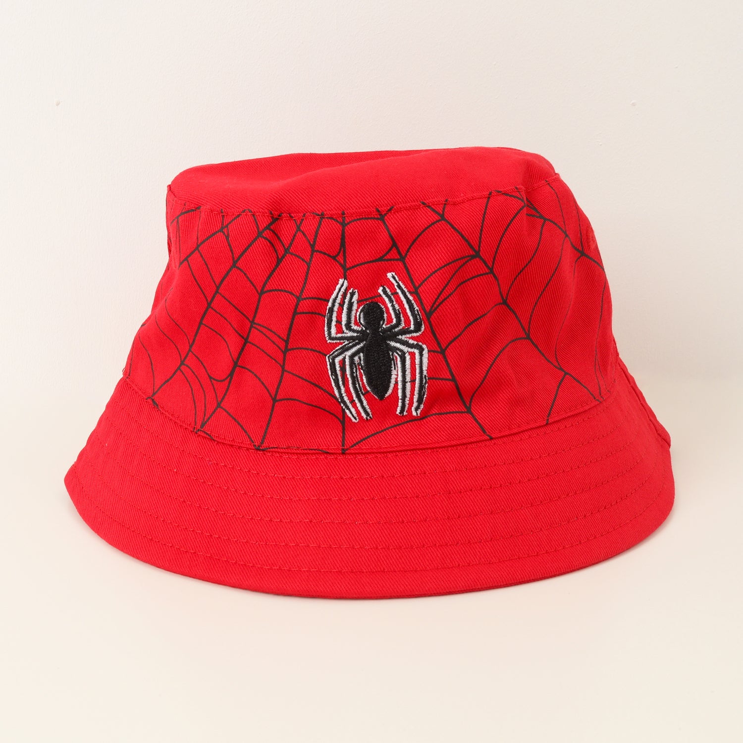 Gorro Bucket Niño Spiderman Eyes Rojo Marvel