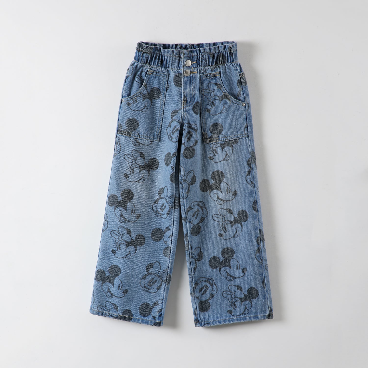 Jeans Niña Minnie Faces Azul Disney