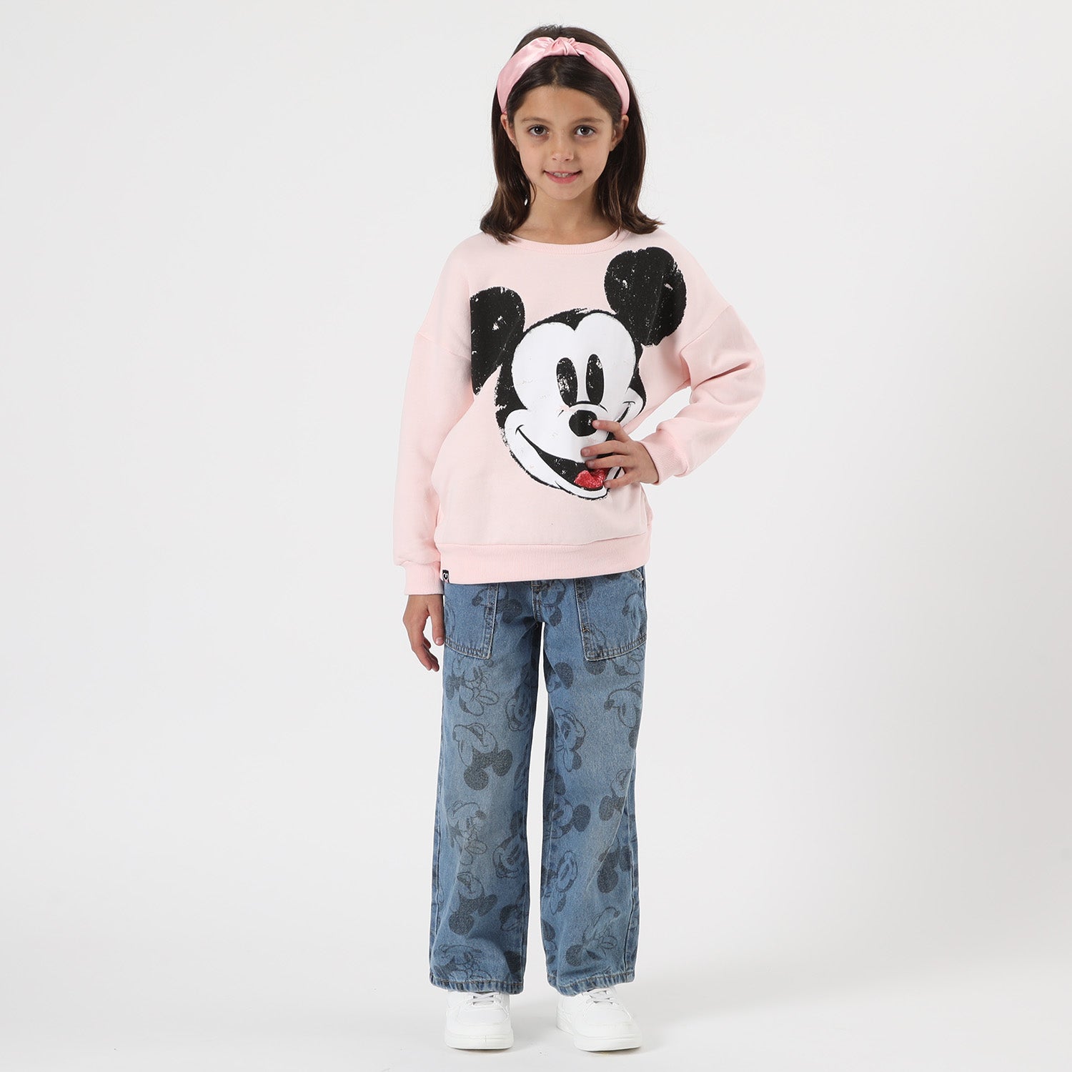 Jeans Niña Minnie Faces Azul Disney