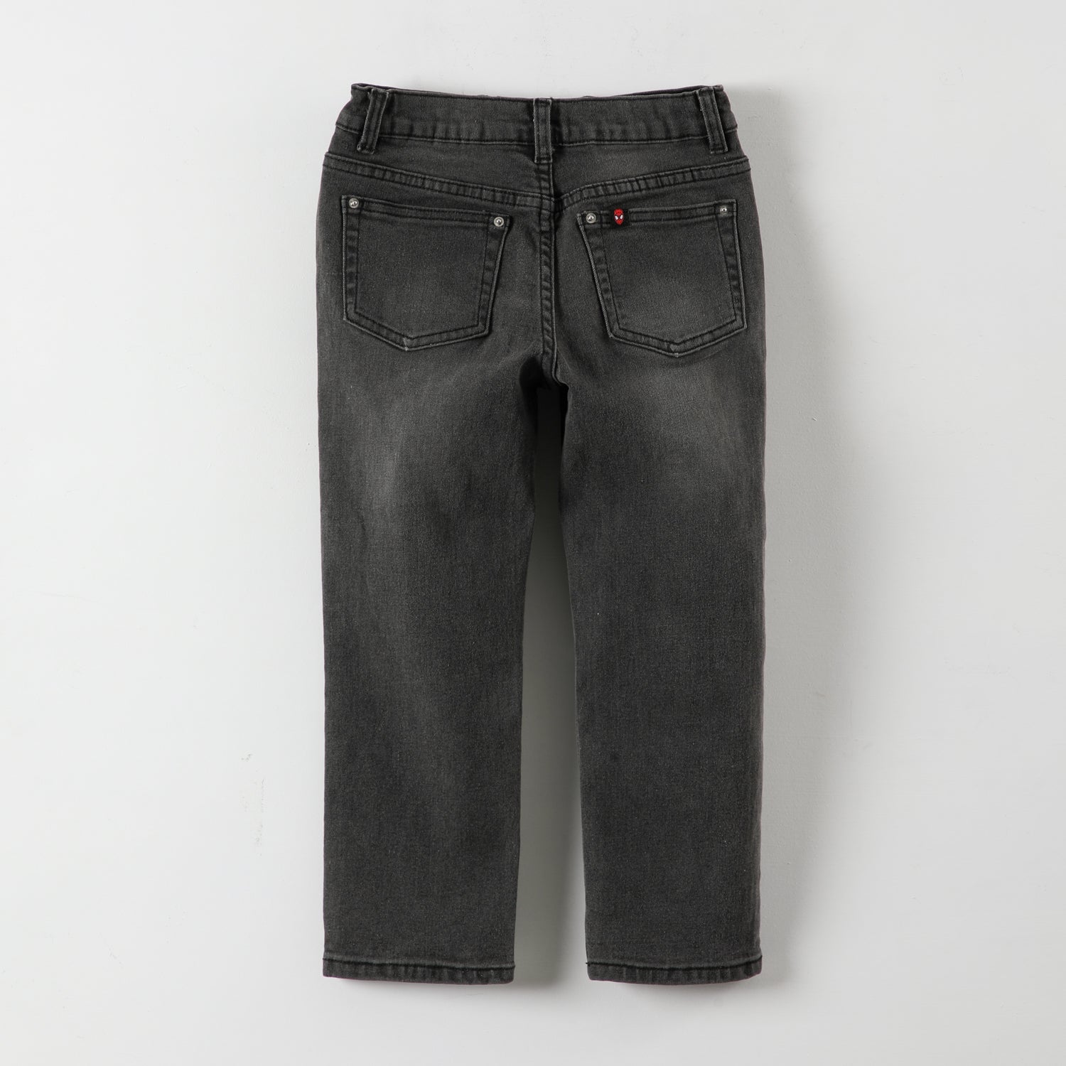 Jeans Niño Spiderman Logo Negro Marvel