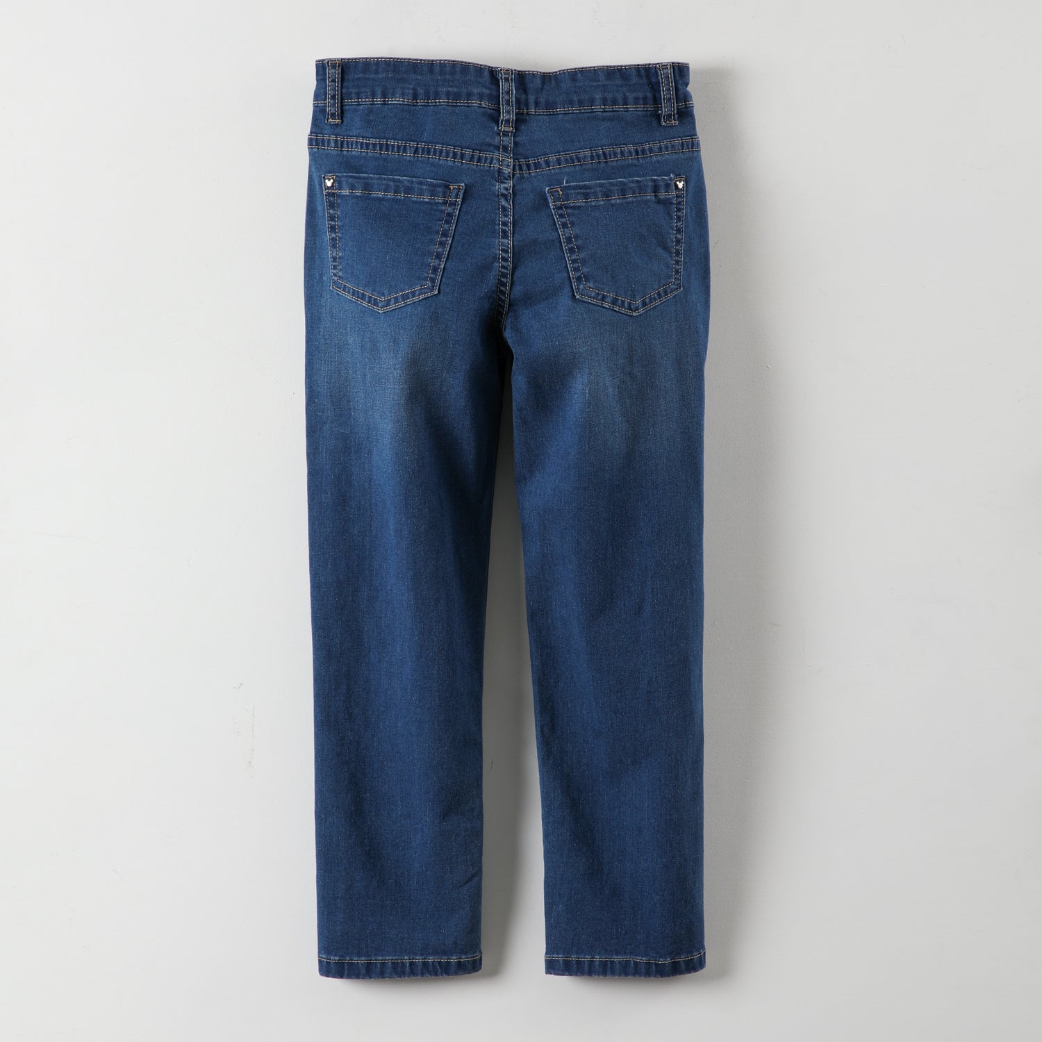 Jeans Niña Minnie Logo Azul Disney