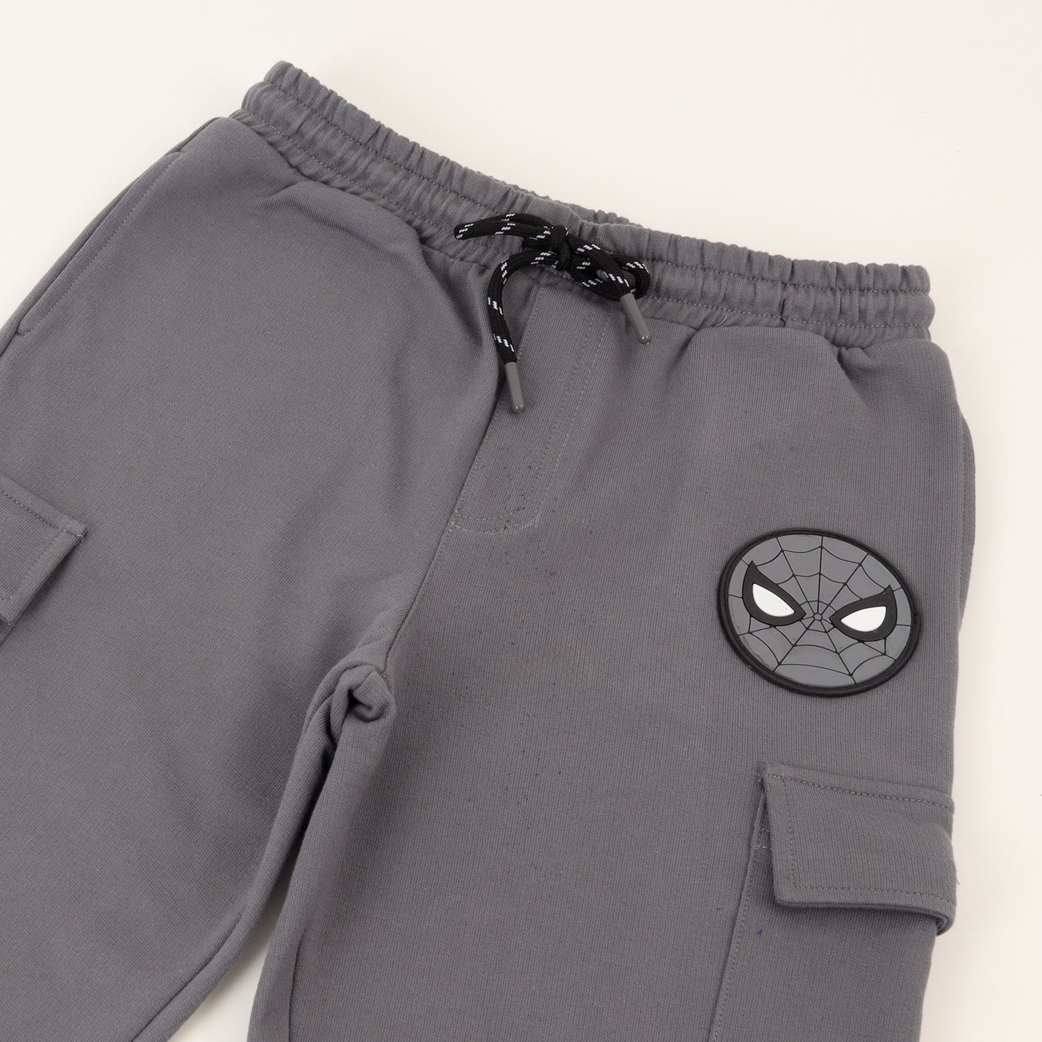 Pantalon De Buzo Niño Spiderman Logo Head Gris Marvel