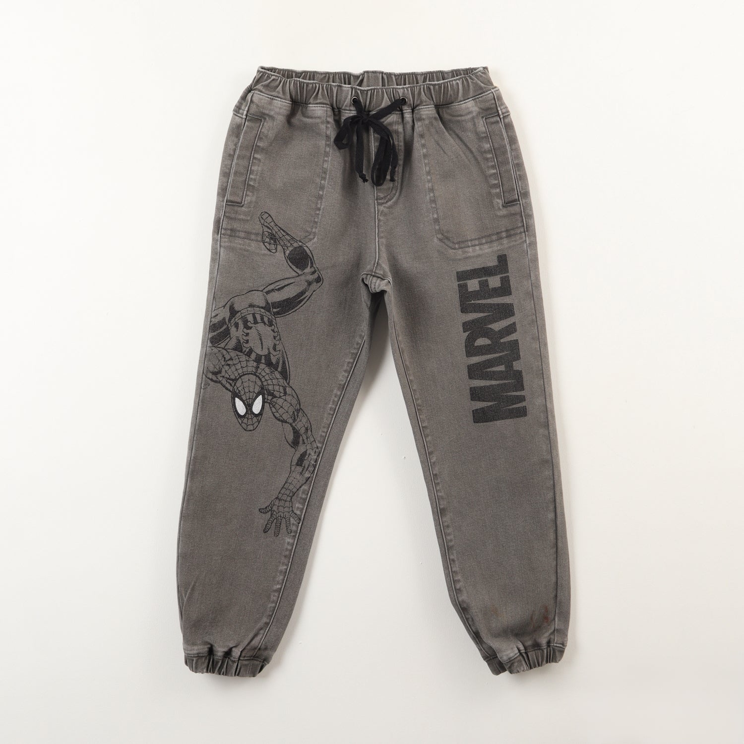 Jeans Niño Spiderman Personaje Gris Marvel