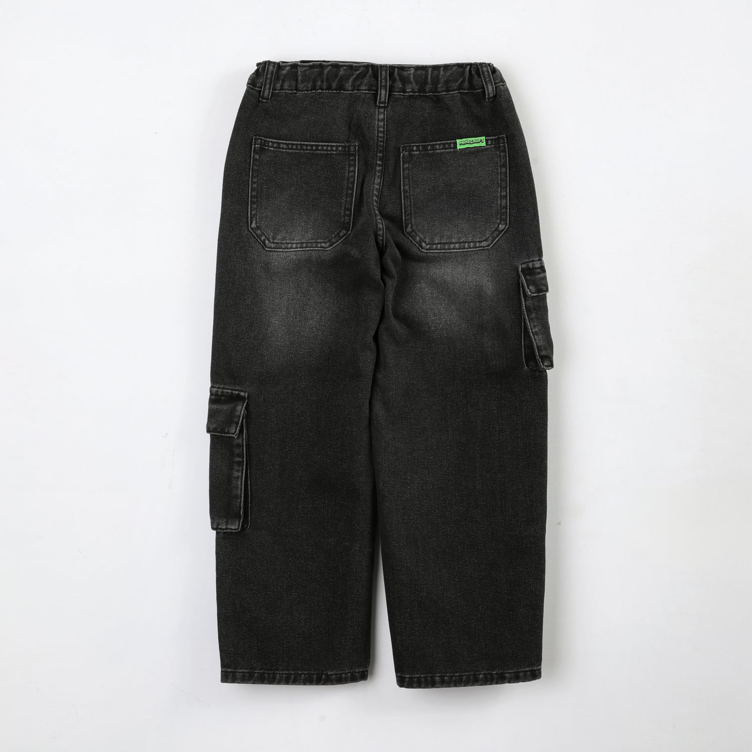 Jeans Niño Cargo Negro Minecraft