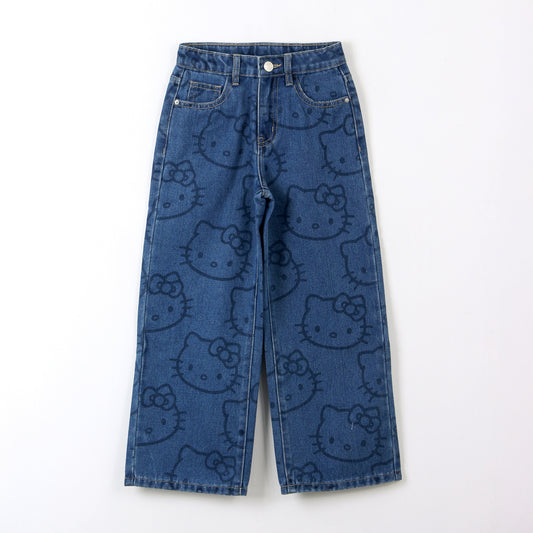 Jeans Niña Hello Kitty Caras Azul - Jeans Chile | The Brands Club cl