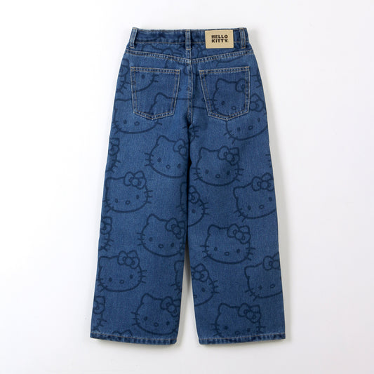 Jeans Niña Hello Kitty Caras Azul - Jeans Chile | The Brands Club cl