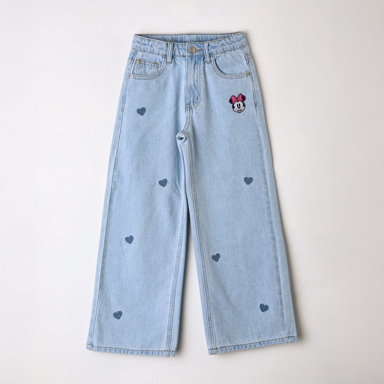 Jeans Niña Palazzo Minnie Azul Disney