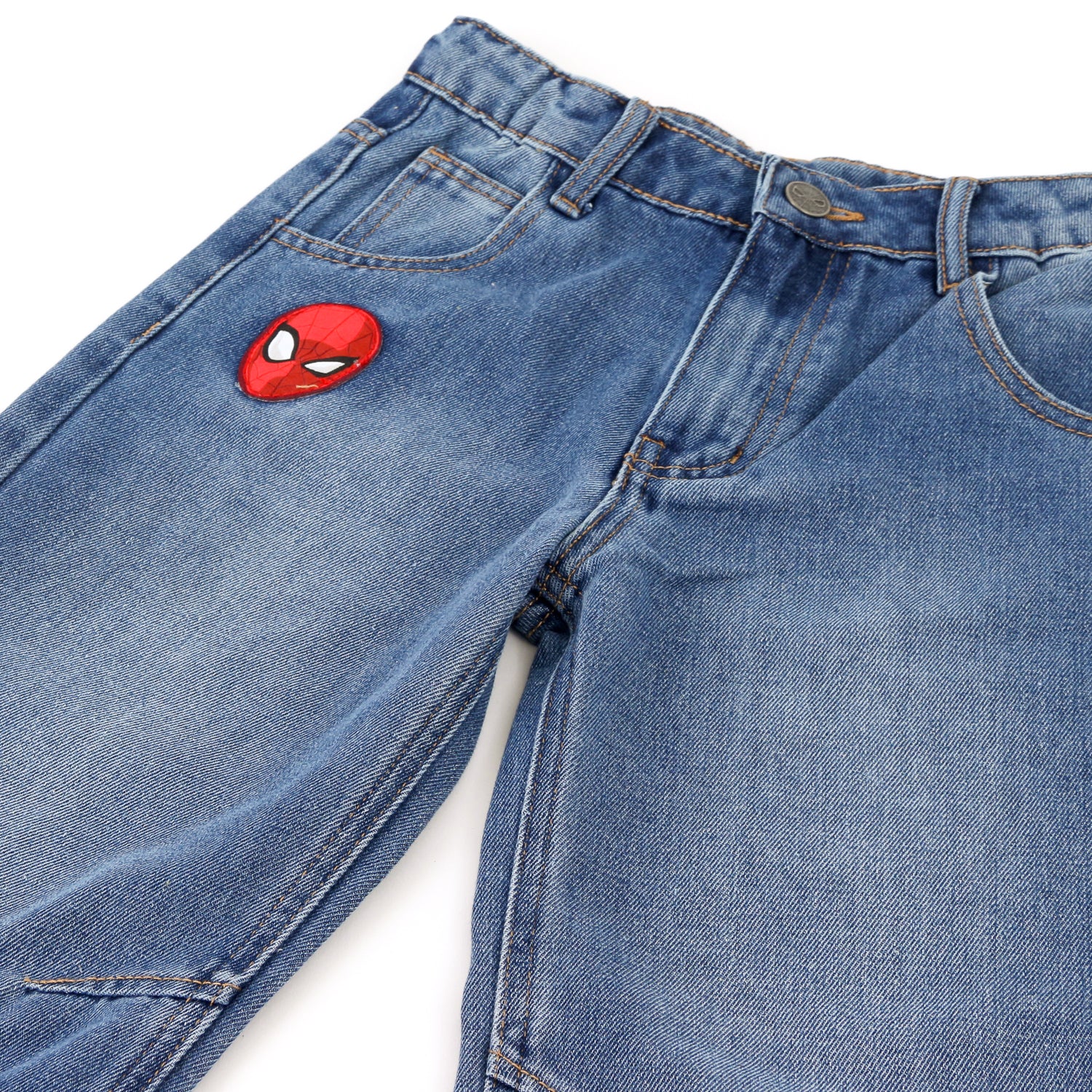 Jeans Niño Mezclilla Azul Marvel