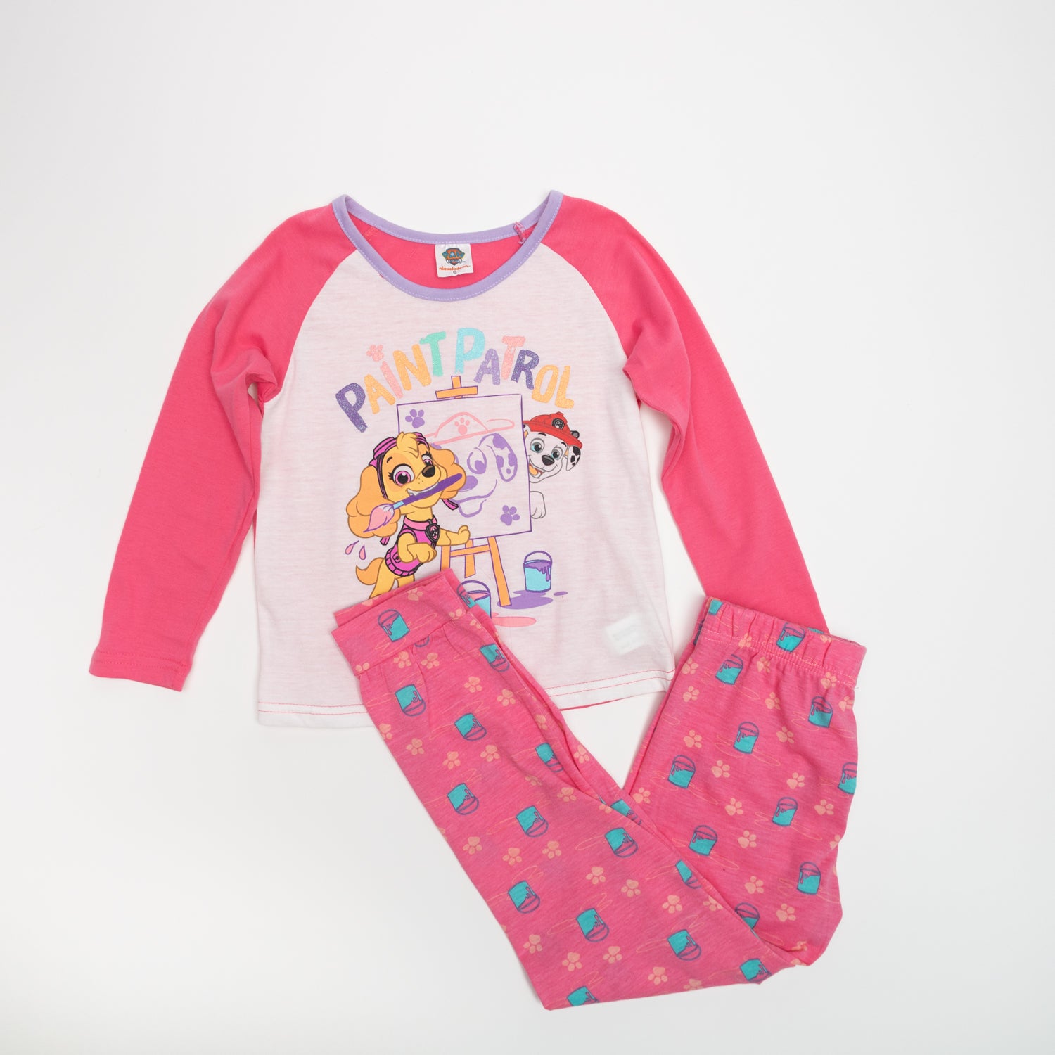 Pijama Niña Party Rosado Paw Patrol