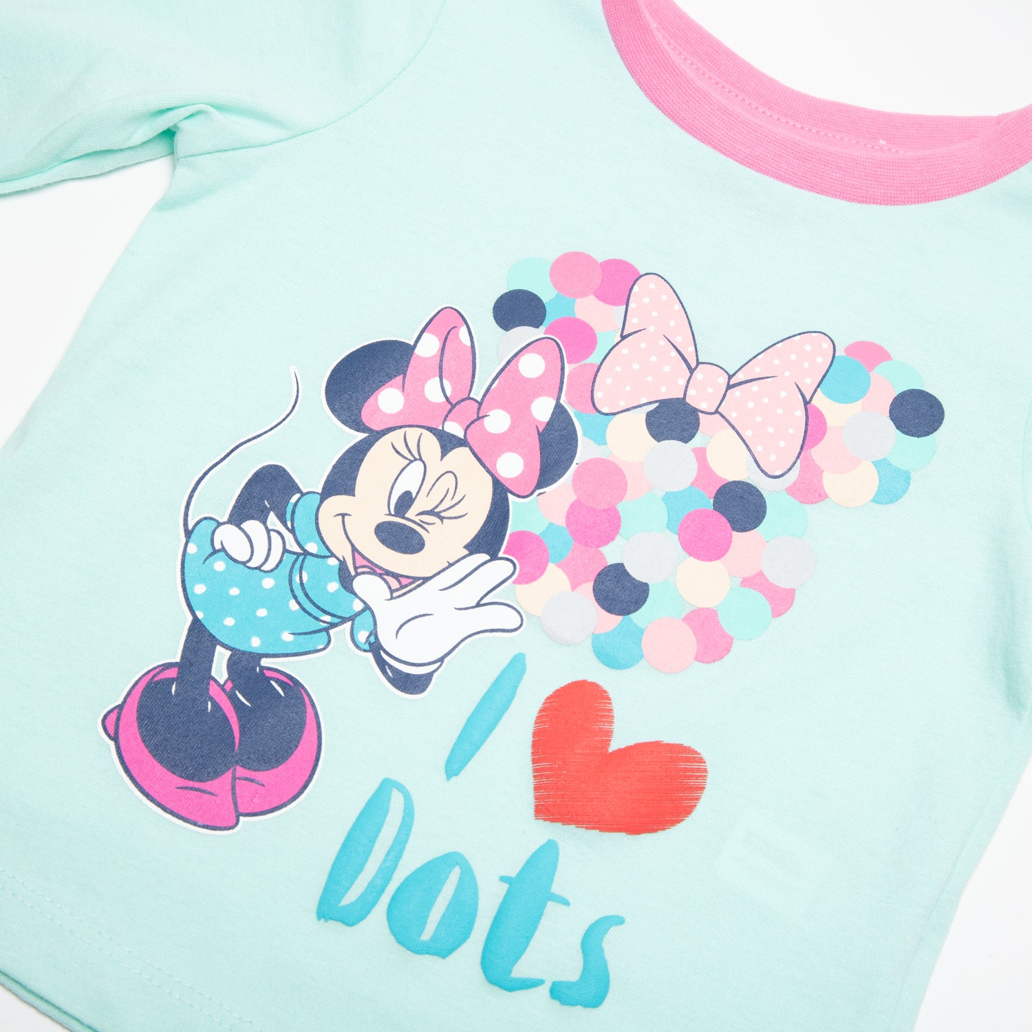 Pijama Niña Minnie Love Dots Rosado Disney