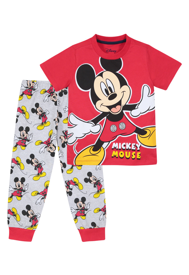 Pijama Niño Mickey Impactado Rojo Disney