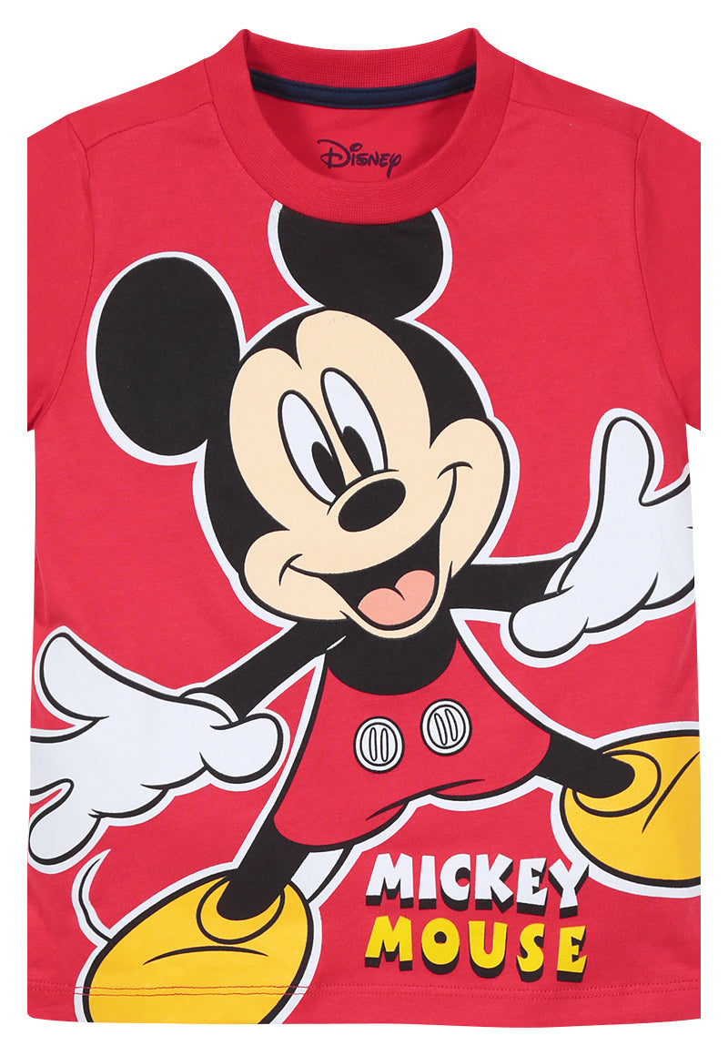 Pijama Niño Mickey Impactado Rojo Disney