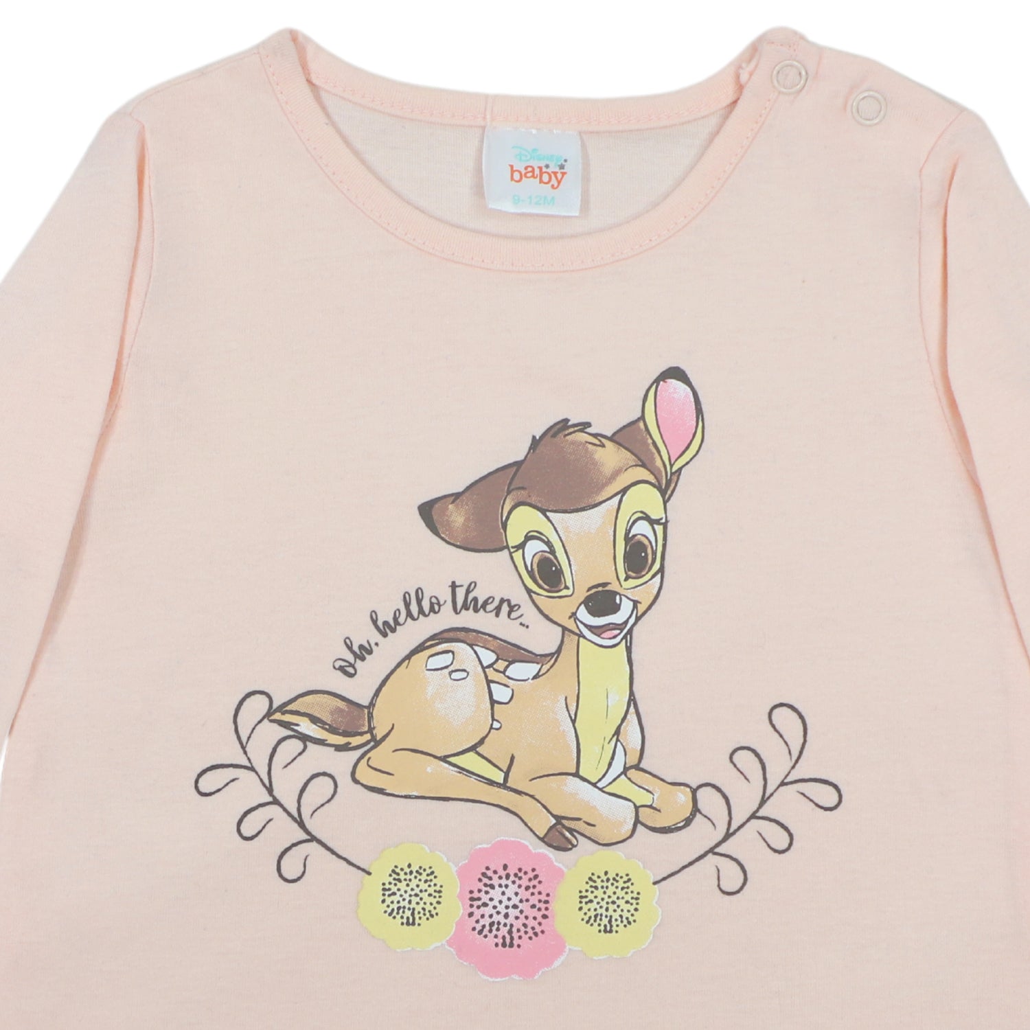 Pijama Bebe Bambi  Rosado Disney